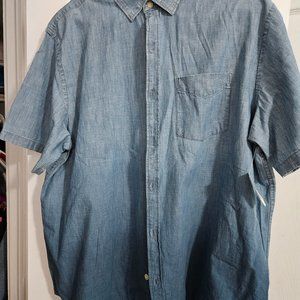 Denim button down